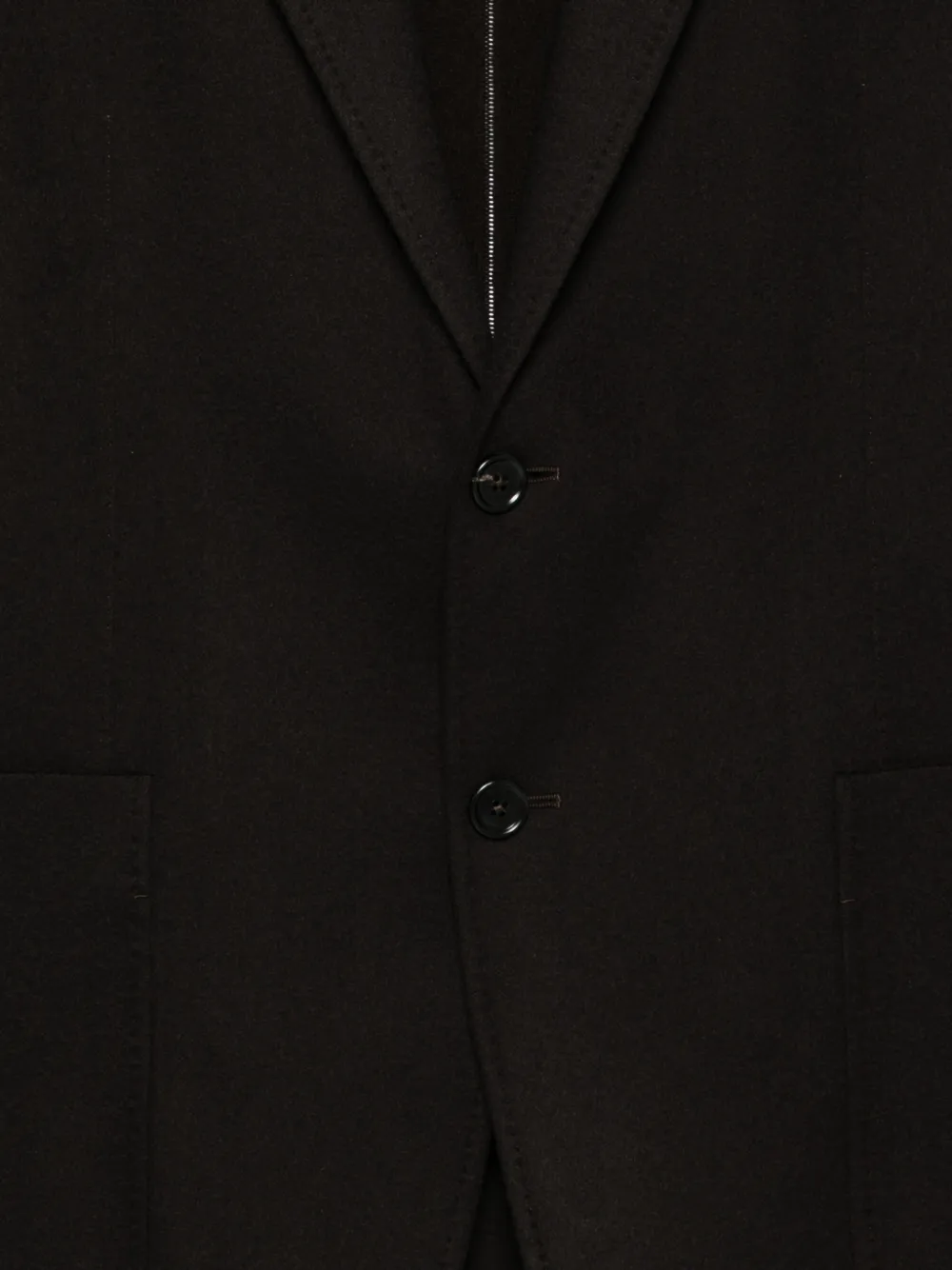 Zegna Kasjmier jack met zakken Zwart