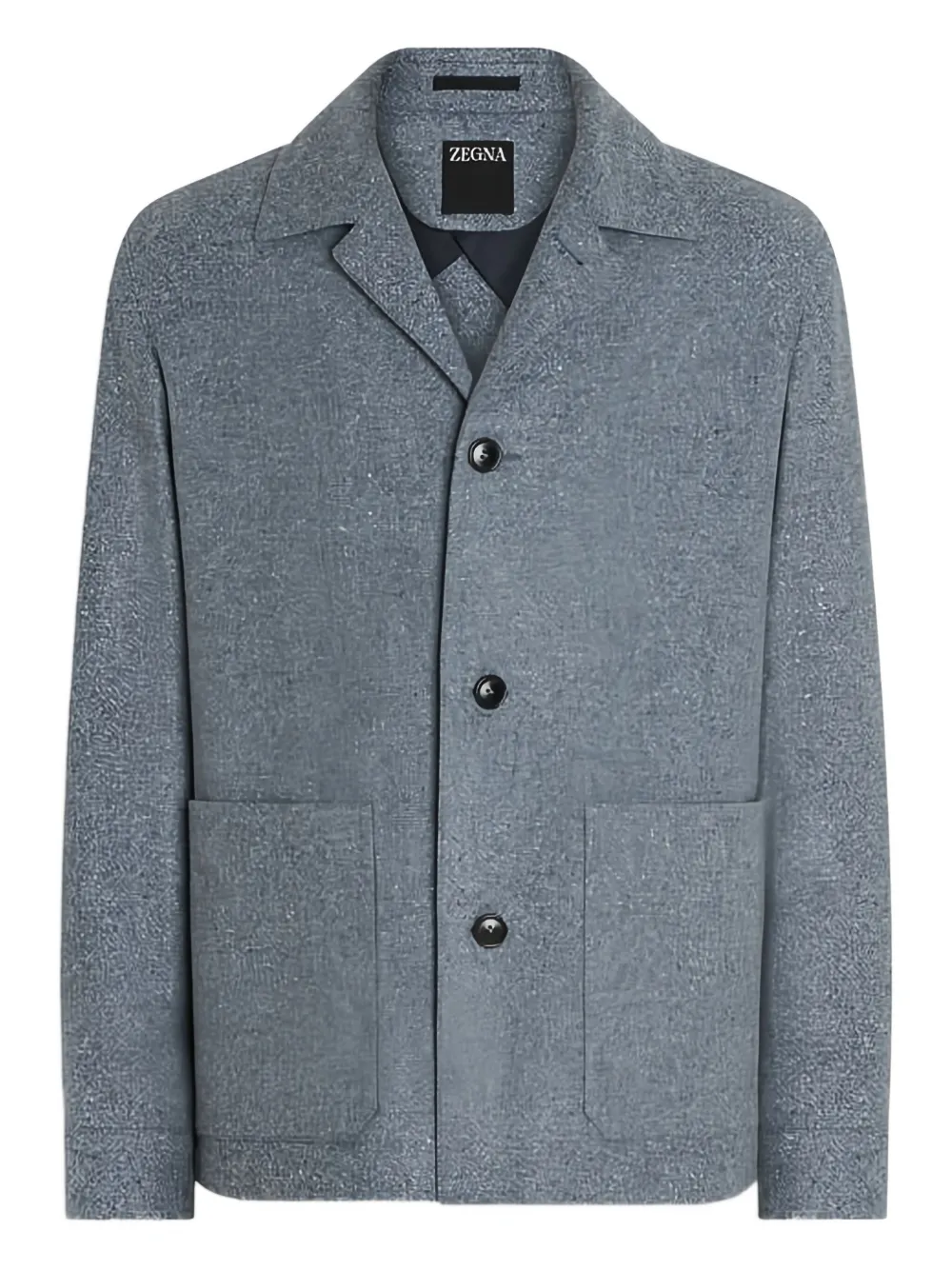 Zegna pocket button jacket | Grey | Image 1