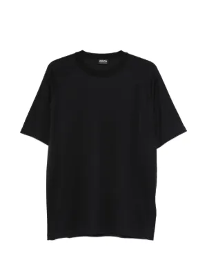 Burberry Check-trim T-shirt | Black | FARFETCH