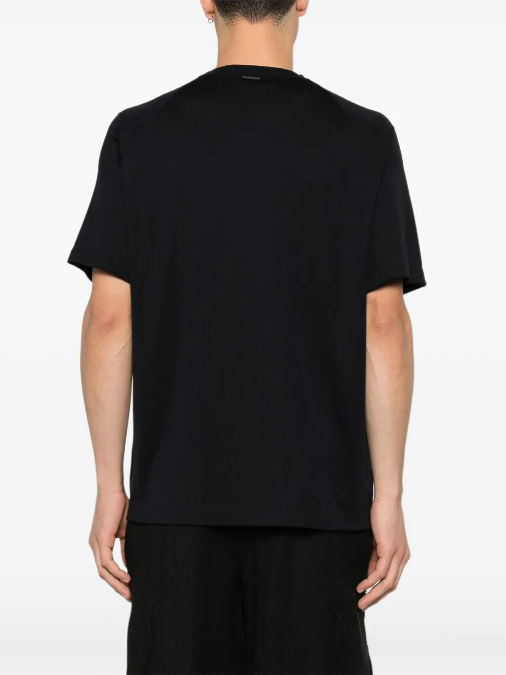 Zegna T-shirt met ronde hals Zwart