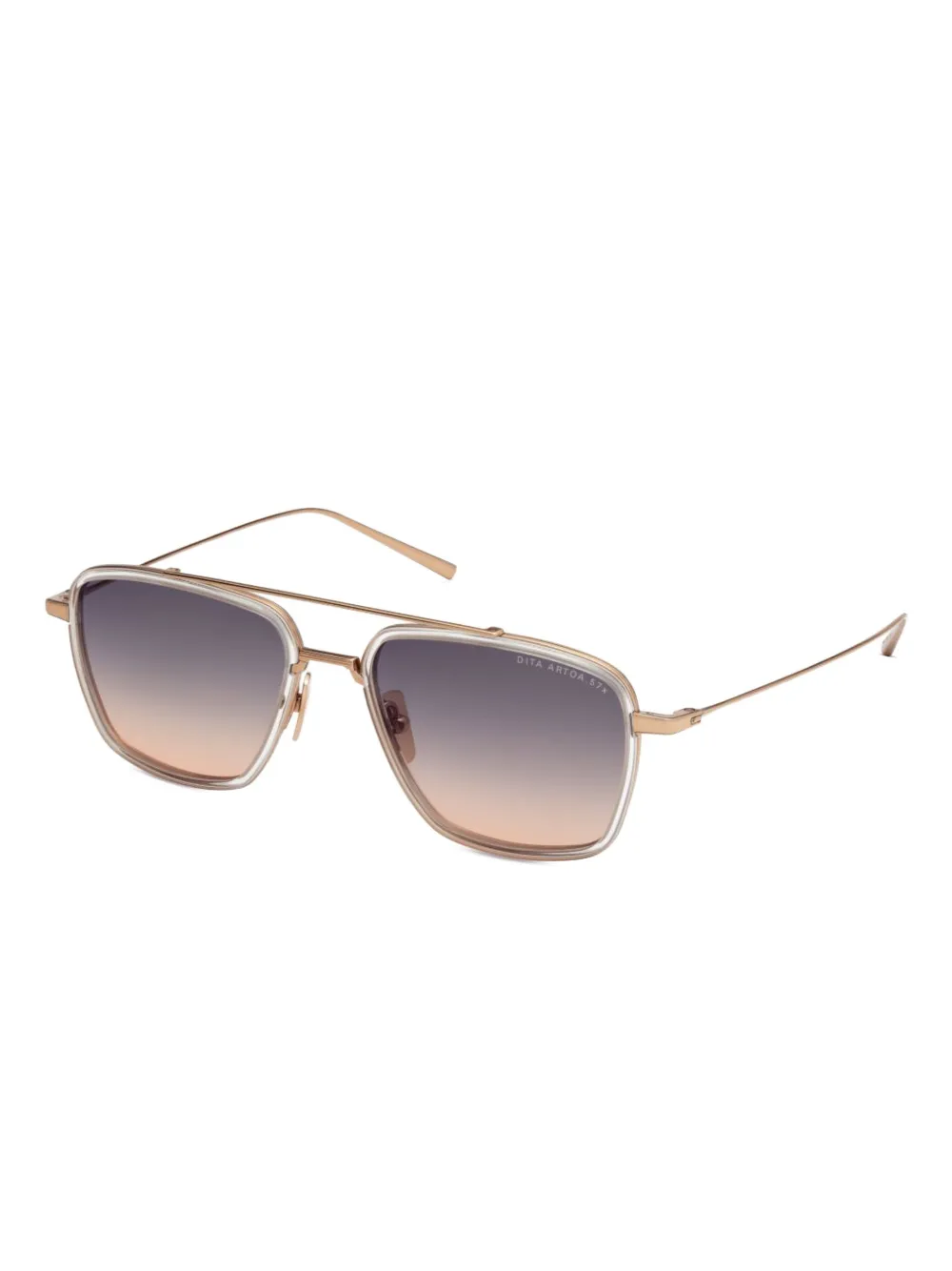 Dita Eyewear Artoa navigator-frame sunglasses - Goud