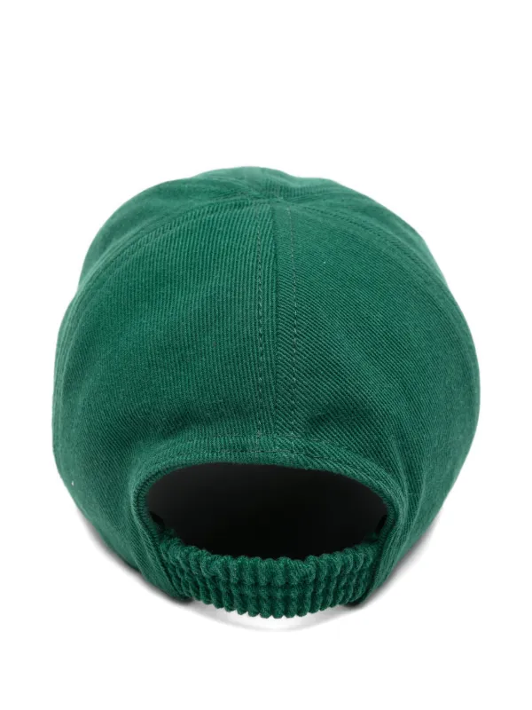 Miu Miu Logo two-tone Baseball Cap | Green | FARFETCH