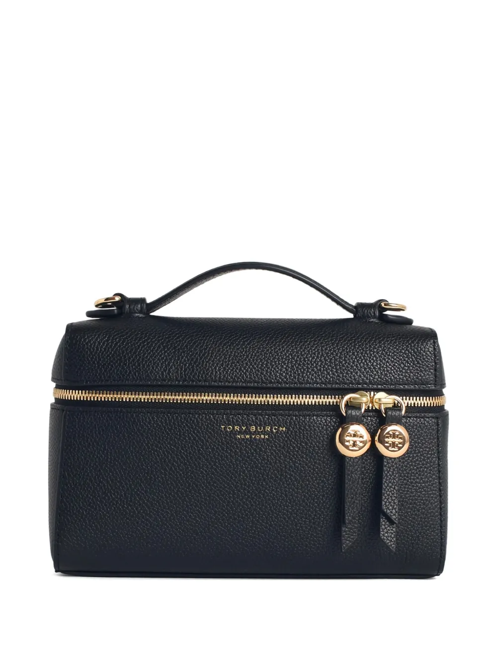 Tory Burch Romy Slim leather tote bag - ブラック