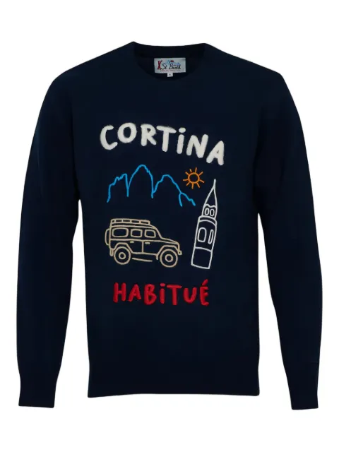 MC2 Saint Barth printed crew-neck sweater