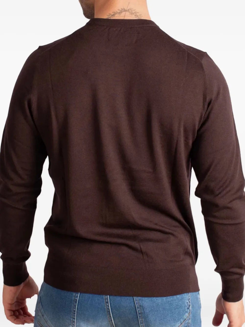 MC2 Saint Barth Trui met hoge hals Bruin