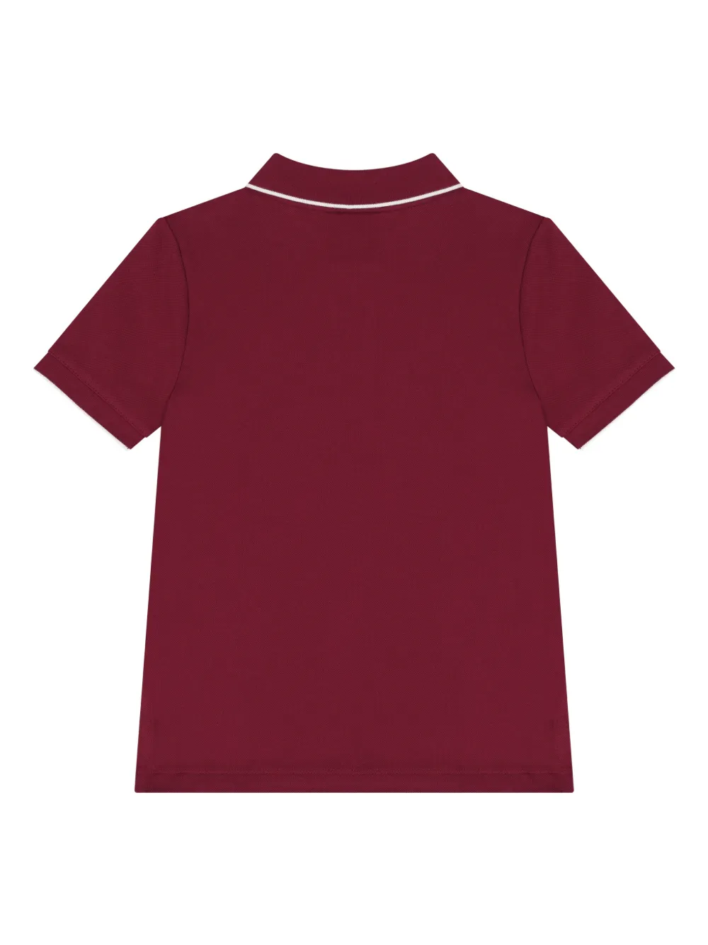 Calvin Klein Logo-embroidered Polo Shirt In Red