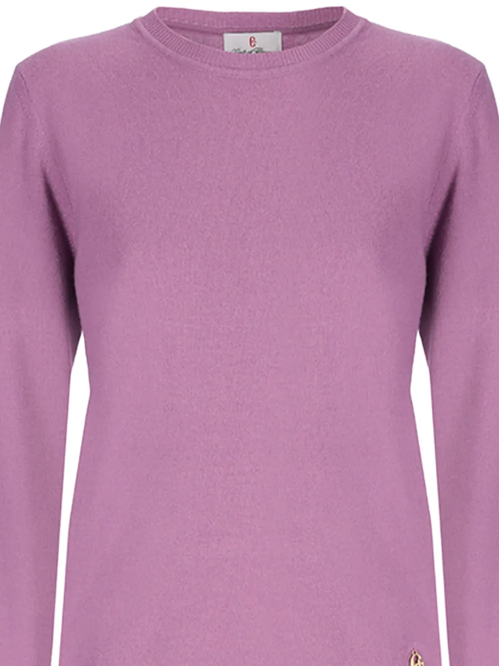 Conte Of Florence Crew-neck Sweater In Purple
