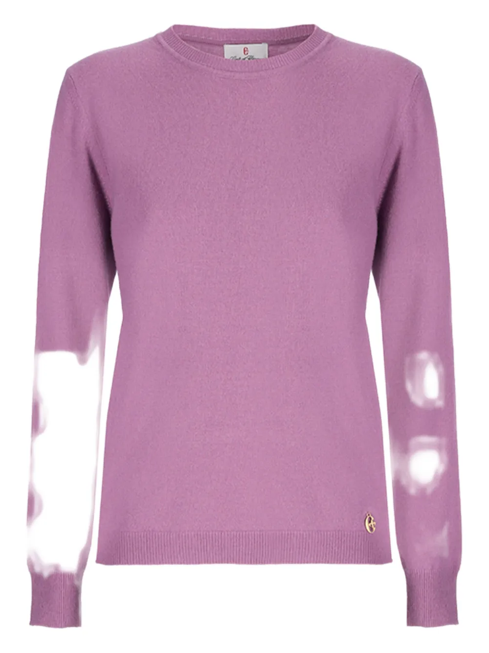 Conte Of Florence Crew-neck Sweater In Purple