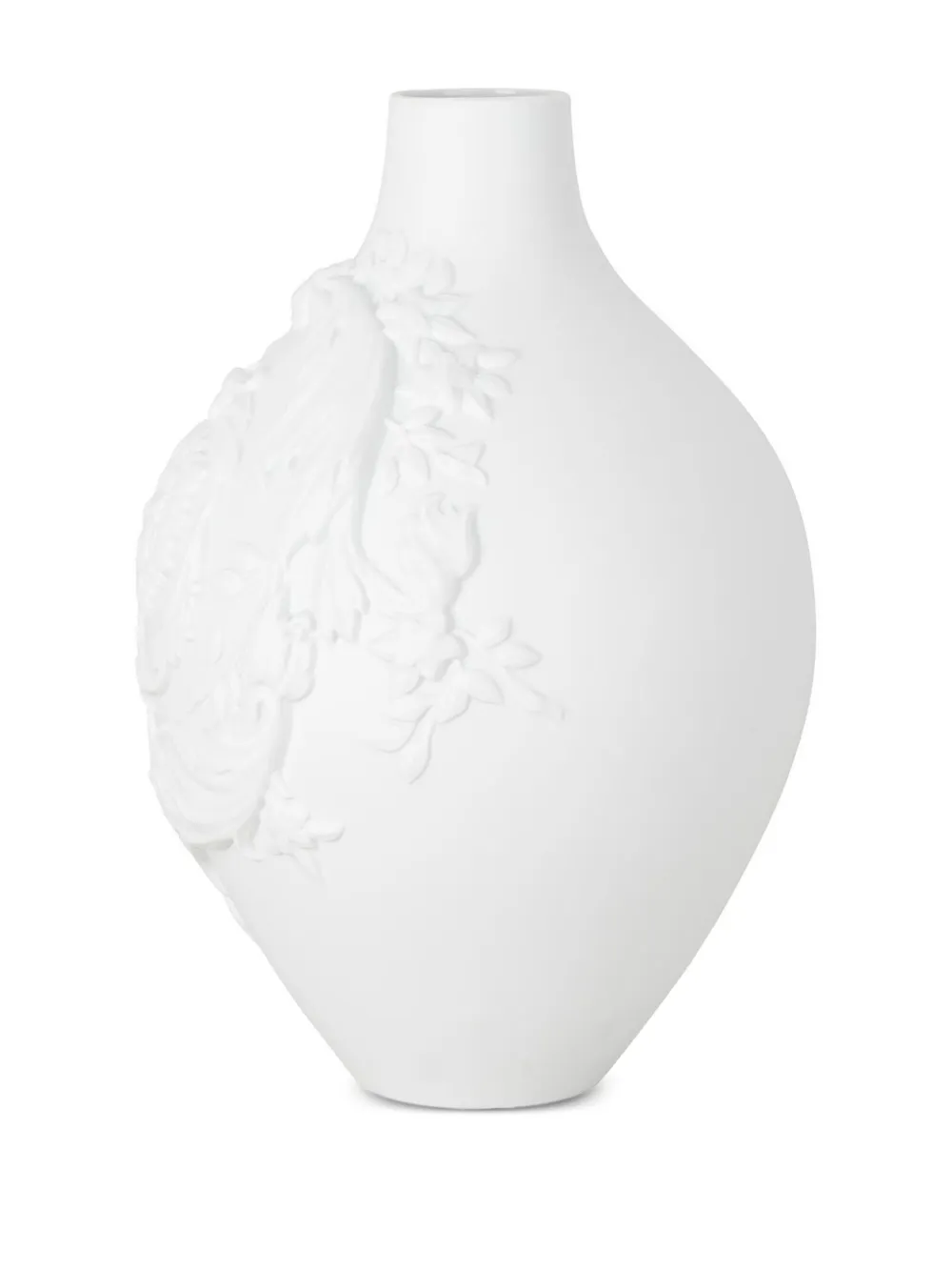 Versace 3d Barocco Porzellanvase (33cm) In White