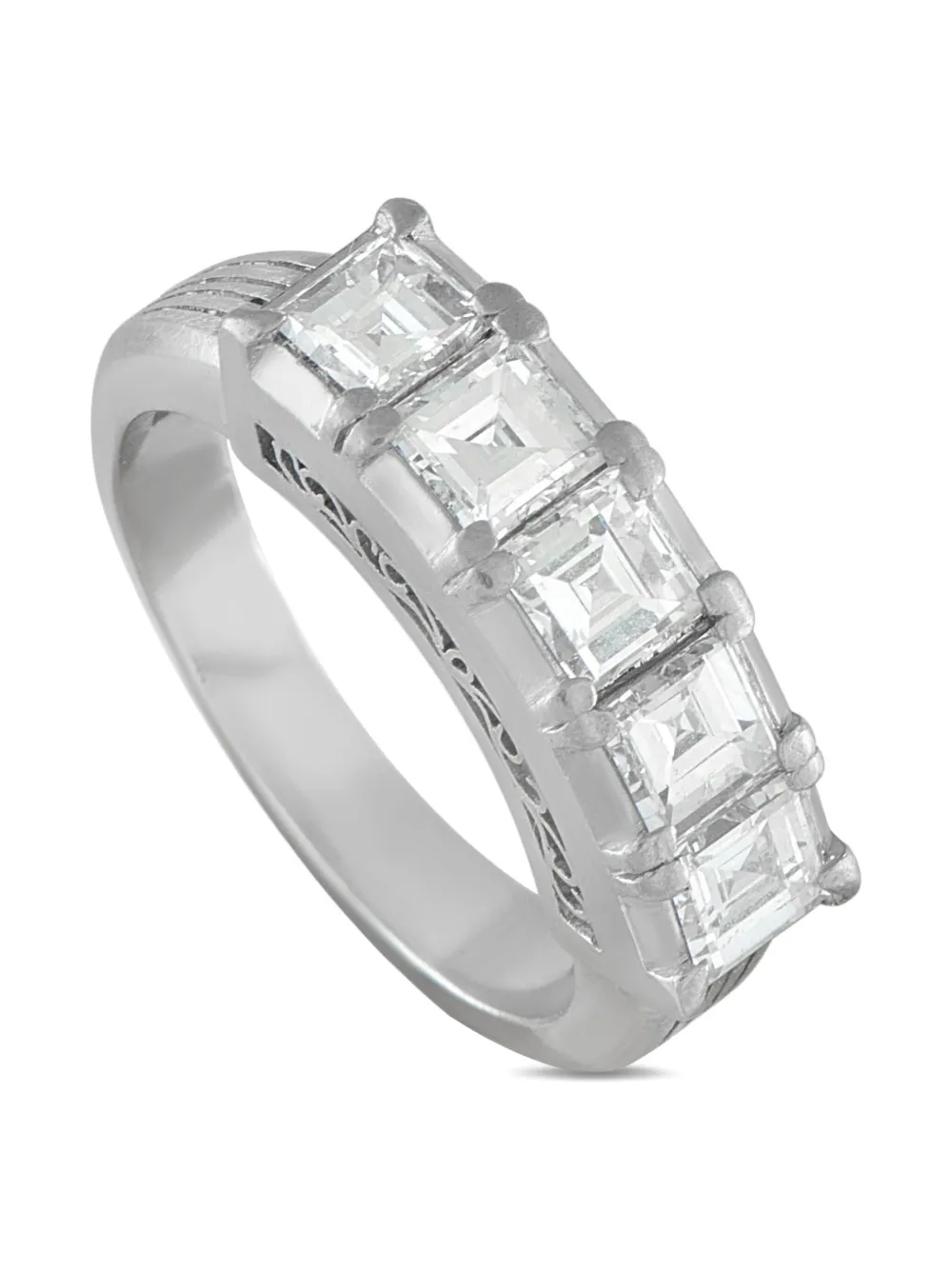 LB Exclusive platinum diamond ring - シルバートーン
