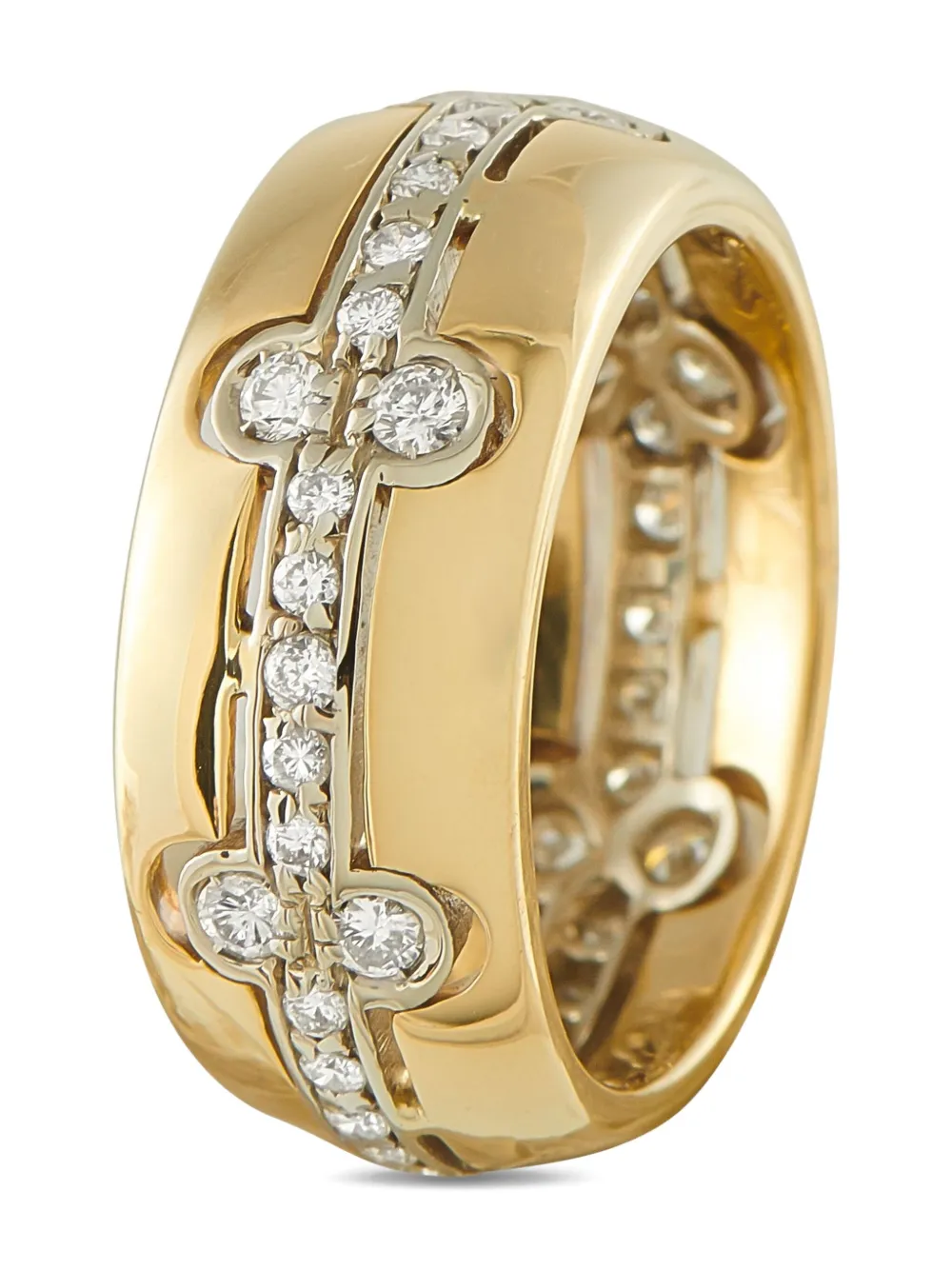 Cartier 18K yellow gold diamond ring - ゴールドトーン