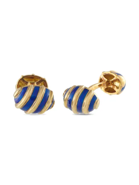 Tiffany & Co. 18K yellow gold cufflinks