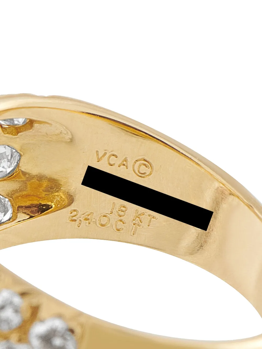 VAN CLEEF & ARPELS Pre-owned 18k Yellow Gold Diamond Ring