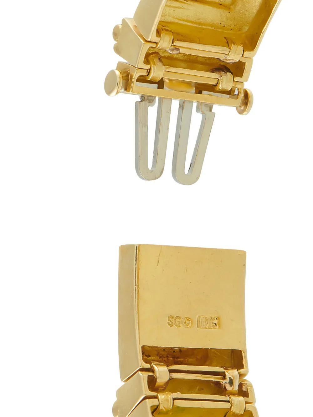 SeidenGang pulsera en oro amarillo de 18kt con piedras | Image 2