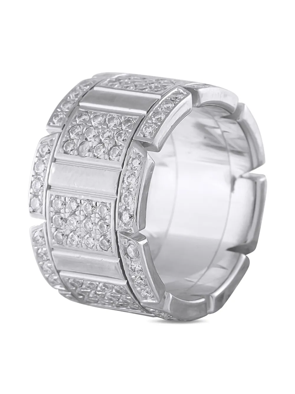 Cartier 18K white gold diamond ring - シルバートーン