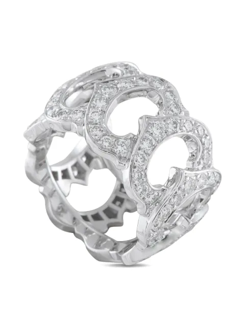 Cartier 18K white gold C de Cartier diamond ring
