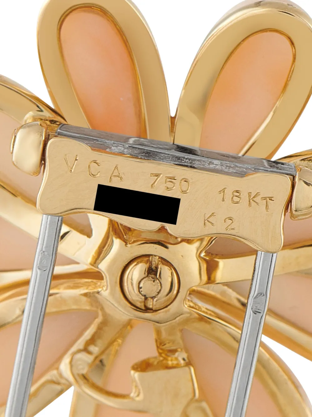 VAN CLEEF & ARPELS Pre-owned 18k Yellow Gold Diamond Brooch