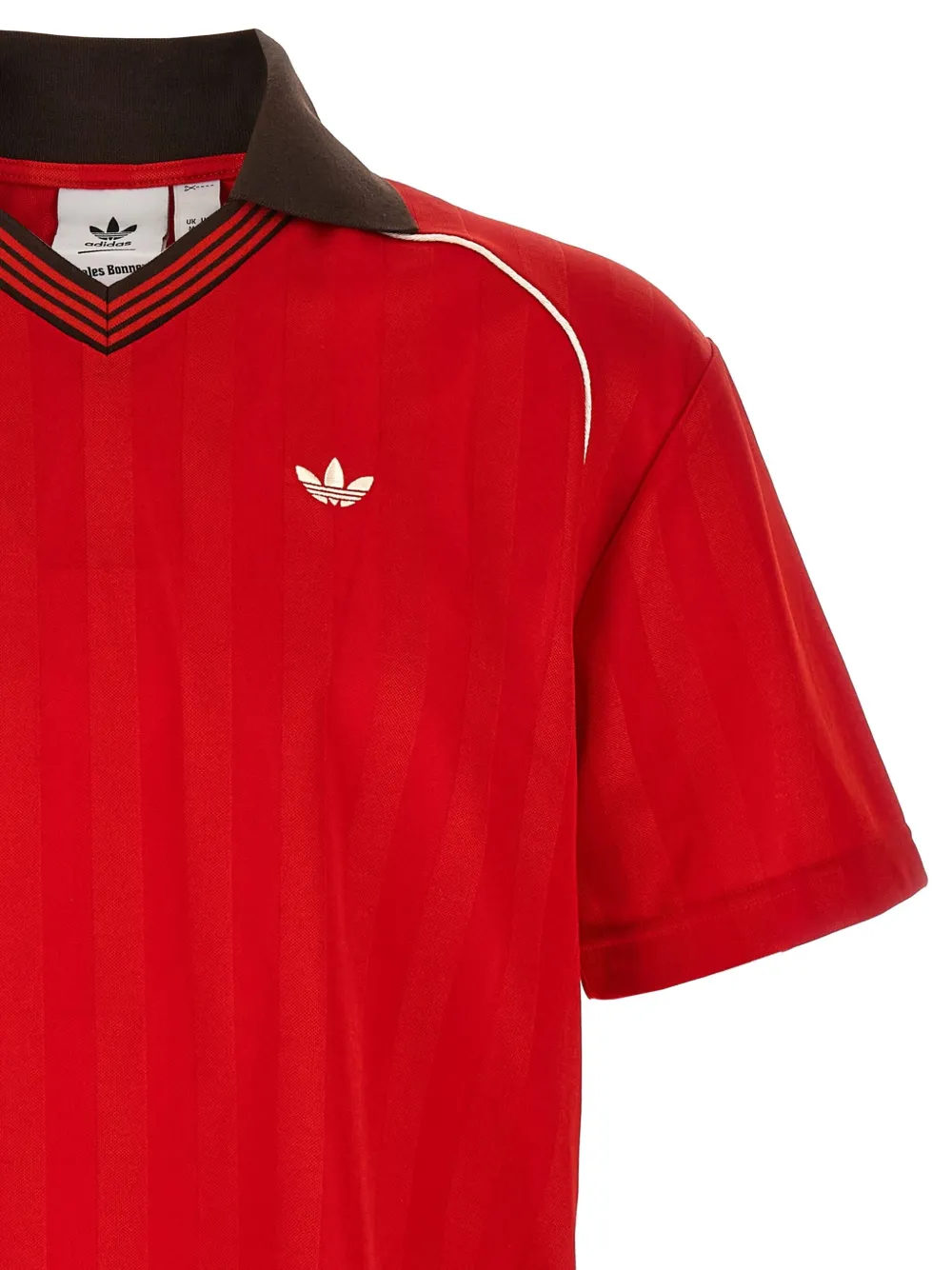 Adidas Originals X Wales Bonner Football T-shirt In Red