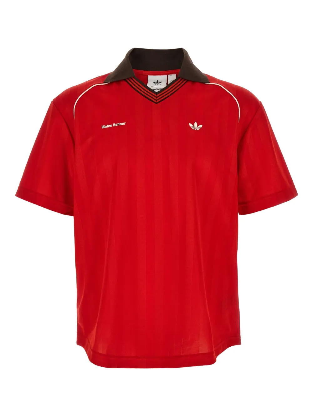 Adidas Originals X Wales Bonner Football T-shirt In Red