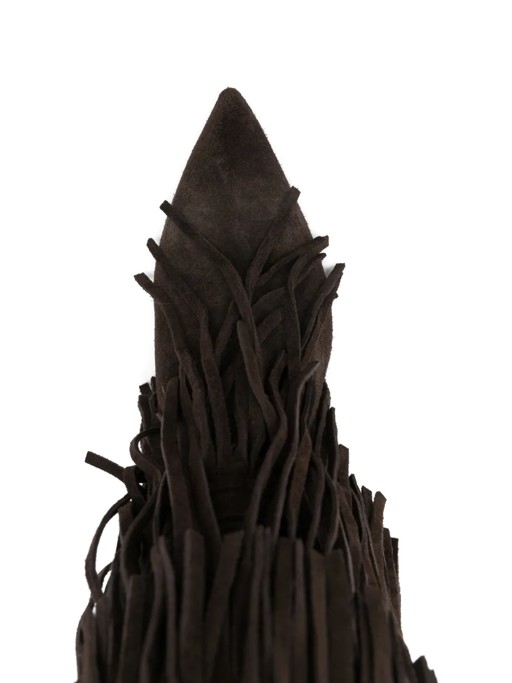 Gisel Moire George laarzen met franje Bruin