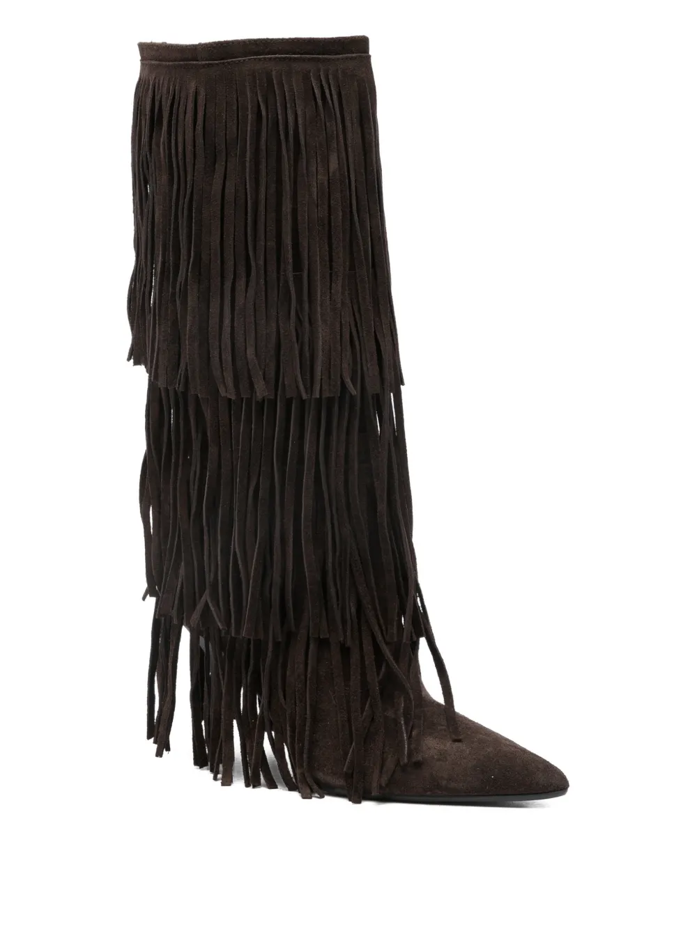 Gisel Moire George fringed boots | Knee-High Boots | Image 2