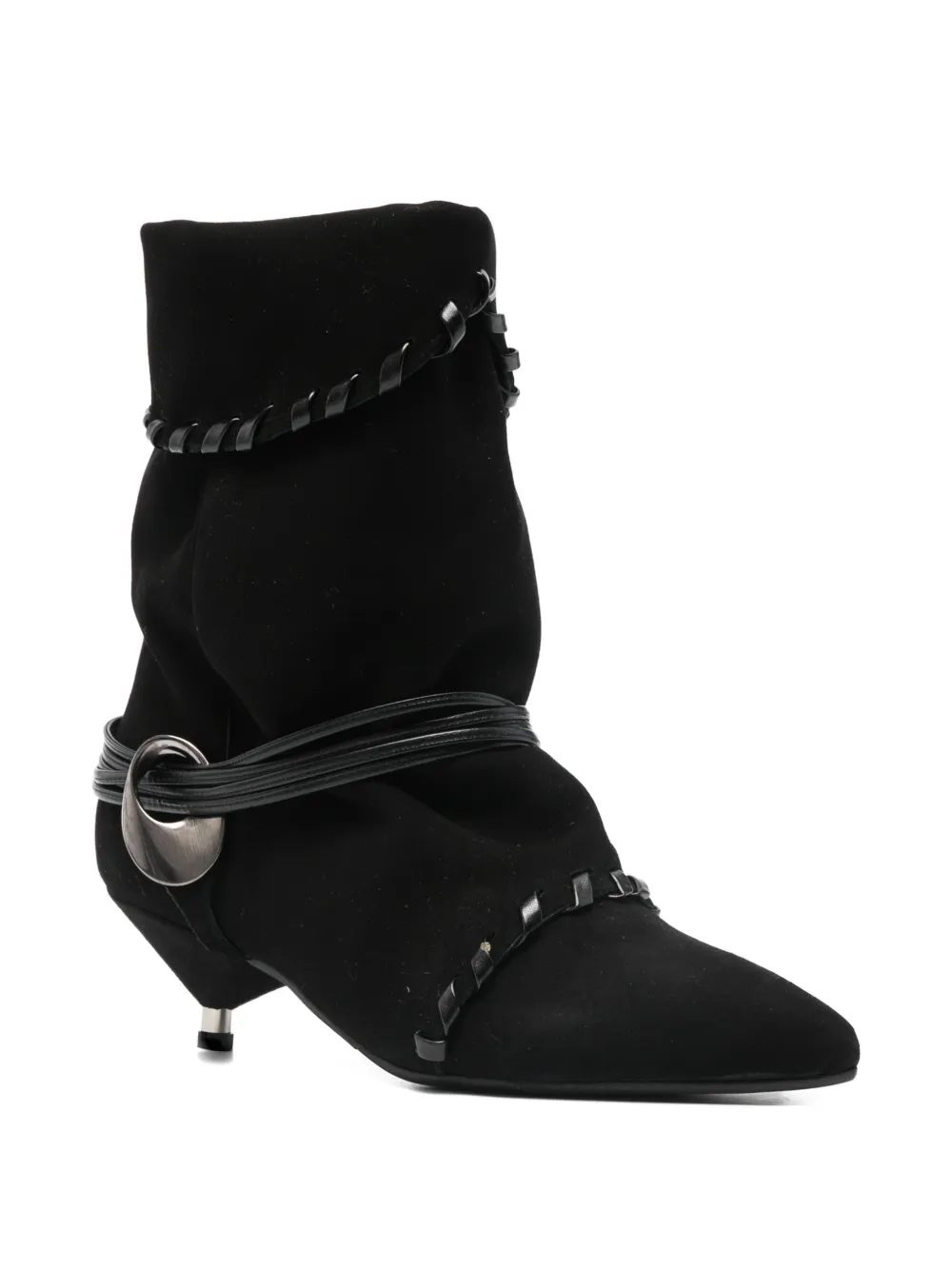Gisel Moire Ariel woven strap boots | Ankle Boots | Image 2