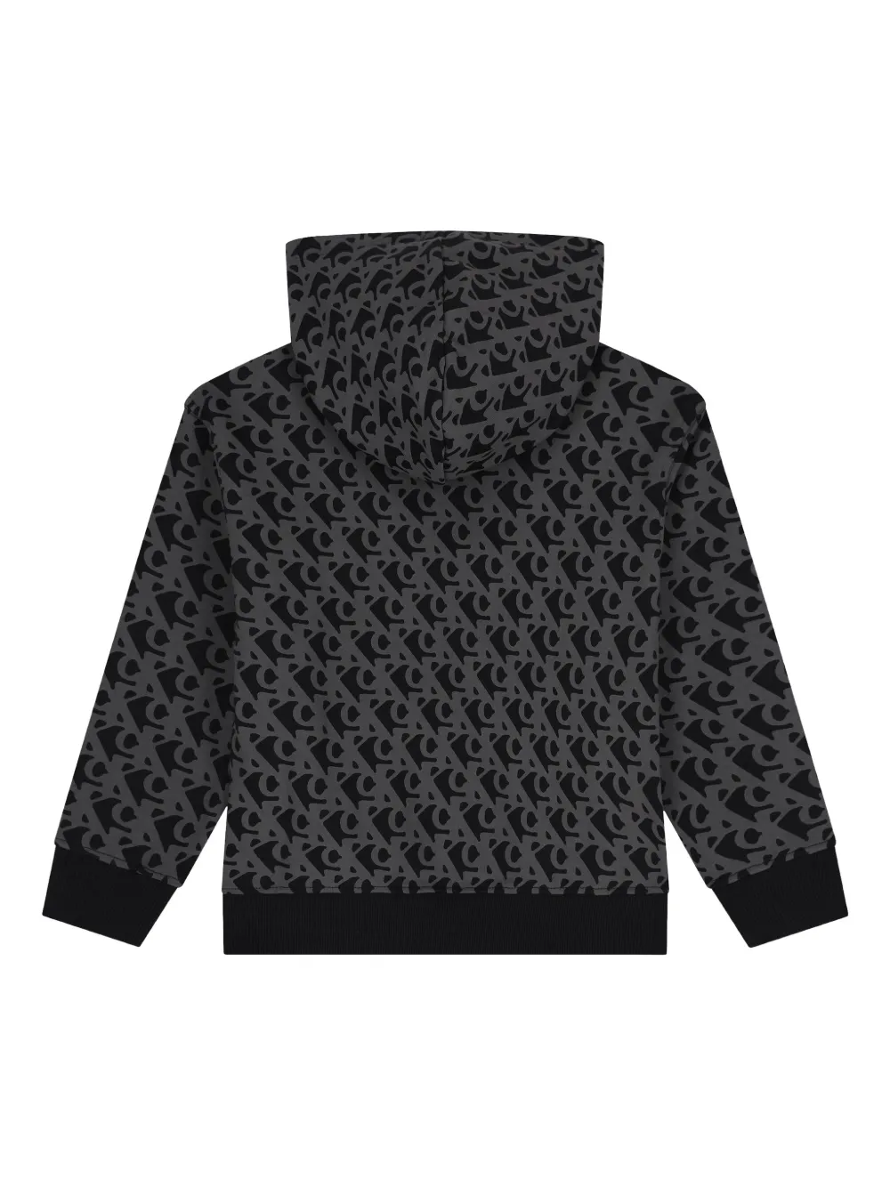 Calvin Klein Kids Hoodie met logopatroon Grijs