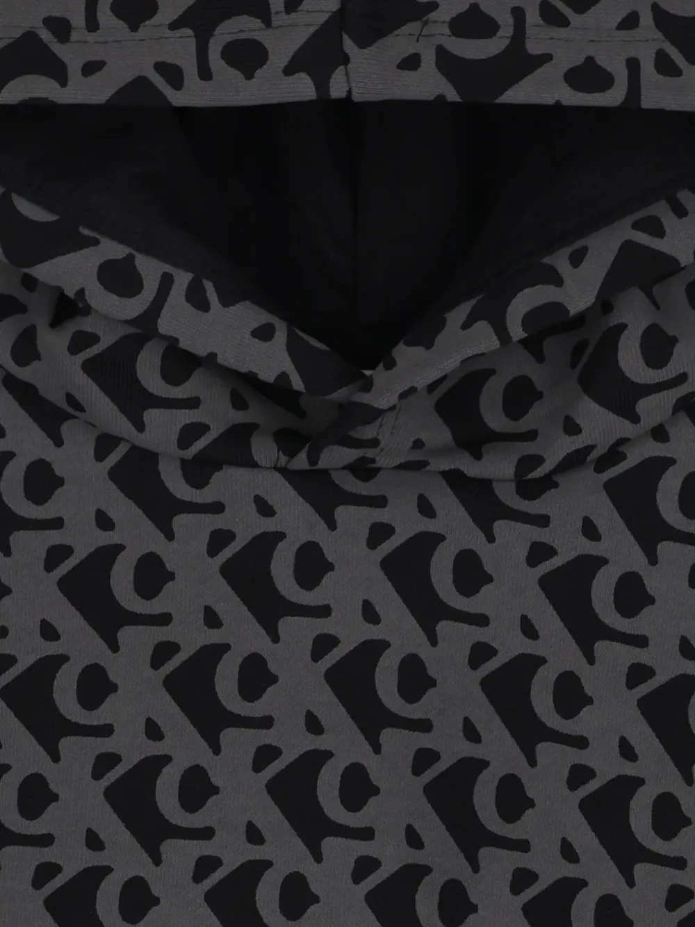 Calvin Klein Kids Hoodie met logopatroon Grijs