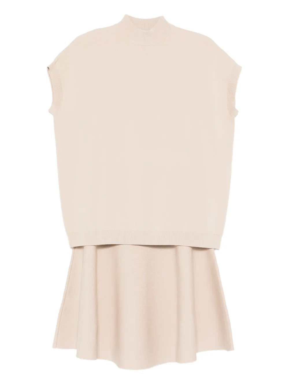 Alysi Full Skirt Set In Neutral