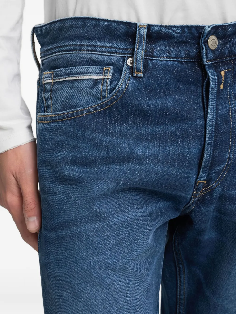 Replay Grover jeans met vijf zakken Blauw