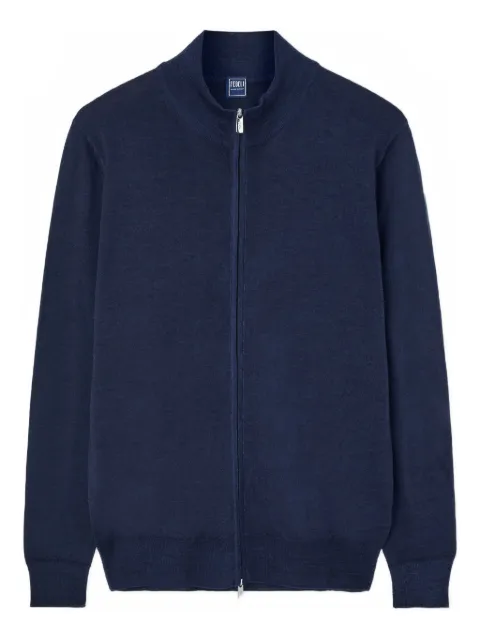 Fedeli zip-fastening cardigan