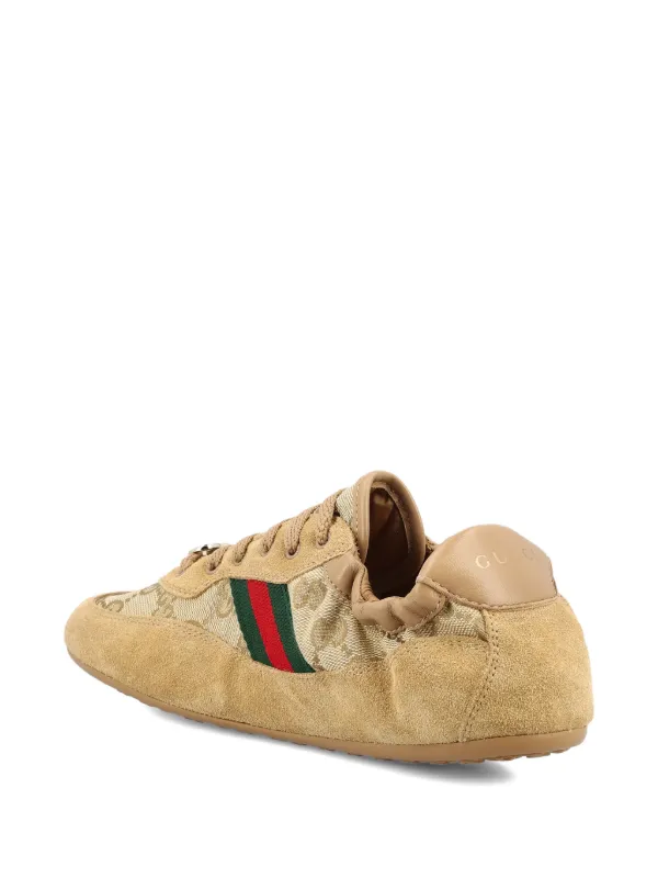 Gucci Shift GG Sneakers | Neutrals | FARFETCH