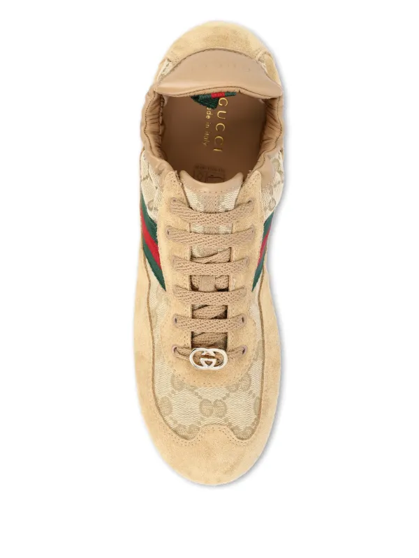 Gucci Shift GG Sneakers | Neutrals | FARFETCH