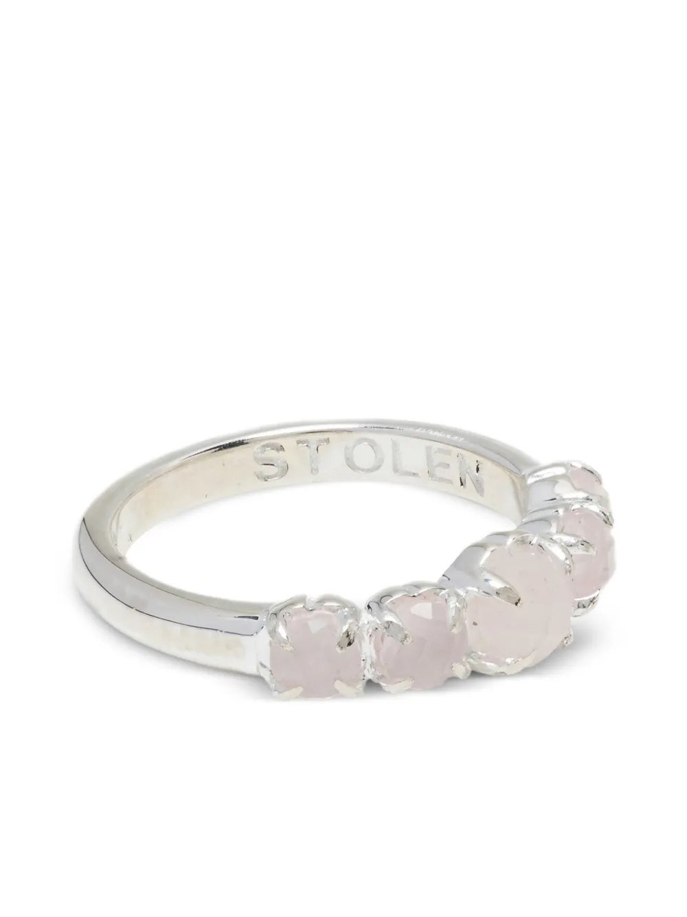 Stolen Girlfriends Club Halo Cluster Ring In Metallic