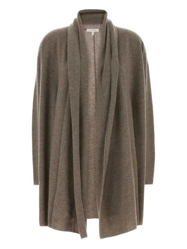 The Row Merin Cashmere Cardigan in Neutrals