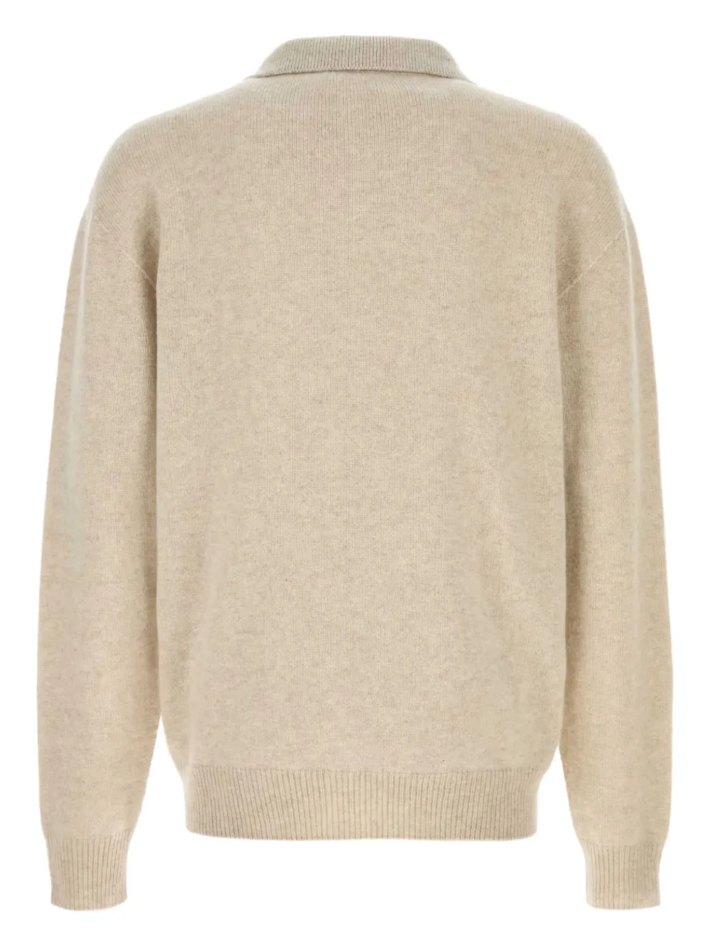 The Row Leach mélange-effect sweater - Beige