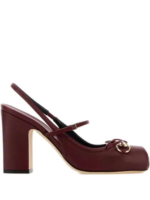 Gucci 95mm Horsebit Mary Jane pumps