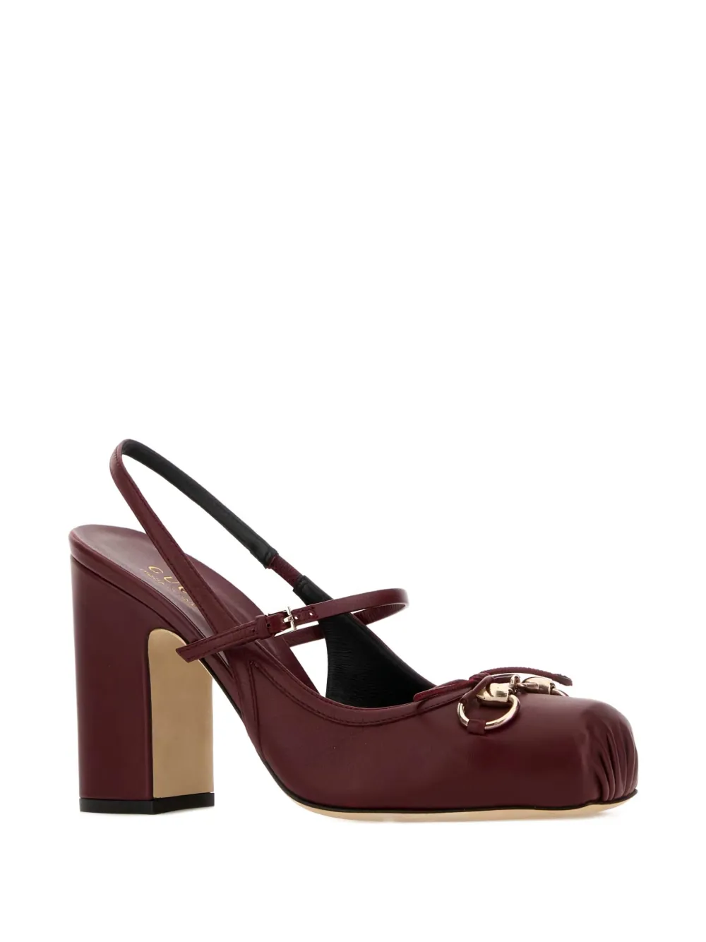 Gucci 95 mm Horsebit Mary Jane pumps Rood