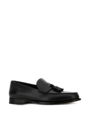 The row 革靴 Soft Loafer レザー ブラック – The Row