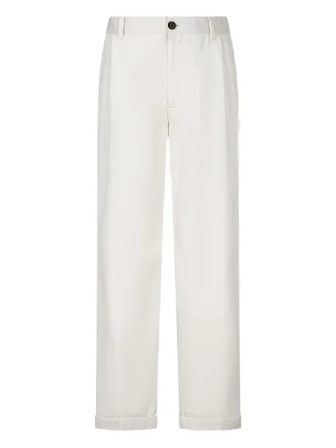 Man On The Boon. roll-up hem chino trousers