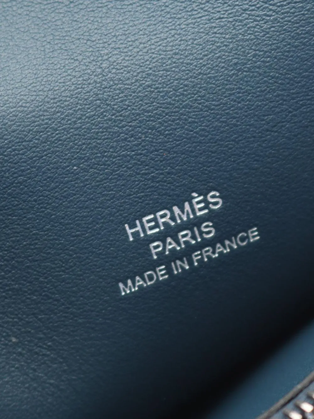 HERMES Pre-owned 2024 Swift Animapolis Wallet Coin Pouch In Blue