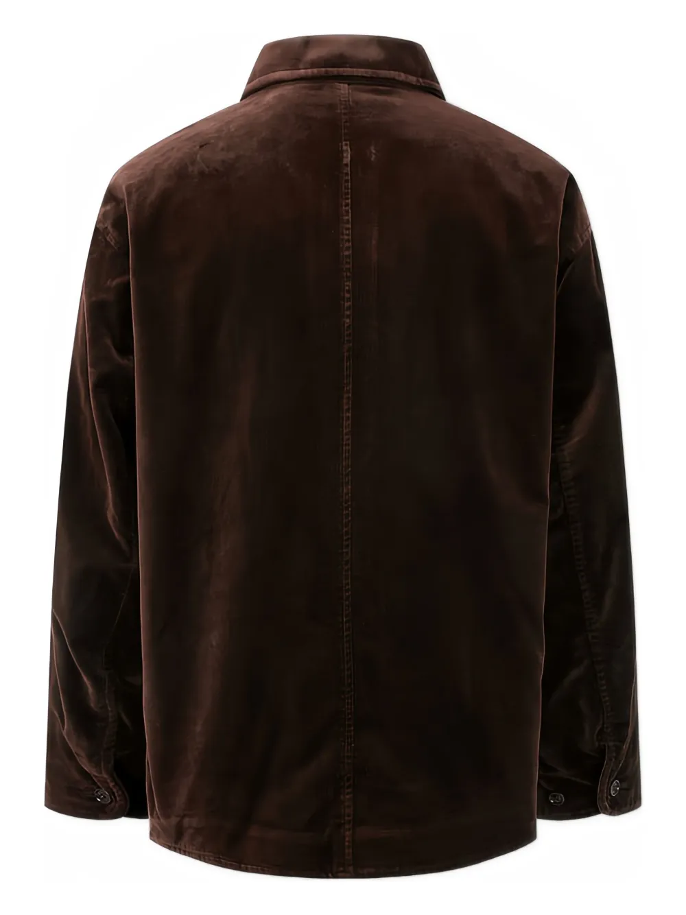 Man On The Boon. velvet button-up overshirt | Shirt Jackets | Image 2