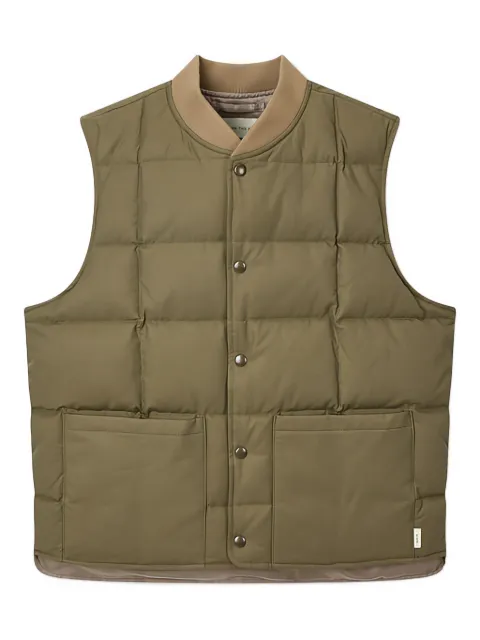 Man On The Boon. quilted duck-down vest