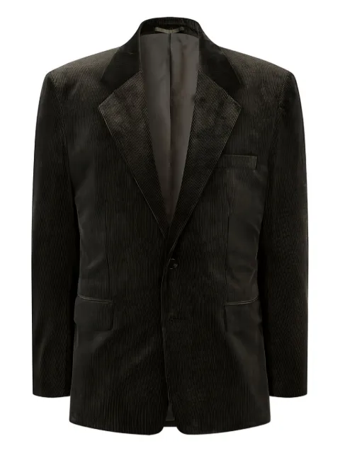 Man On The Boon. notched-lapel corduroy blazer