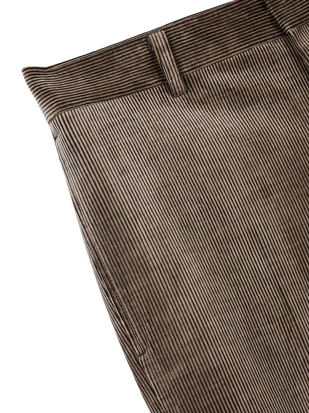 Man On The Boon. Corduroy Trousers In Brown