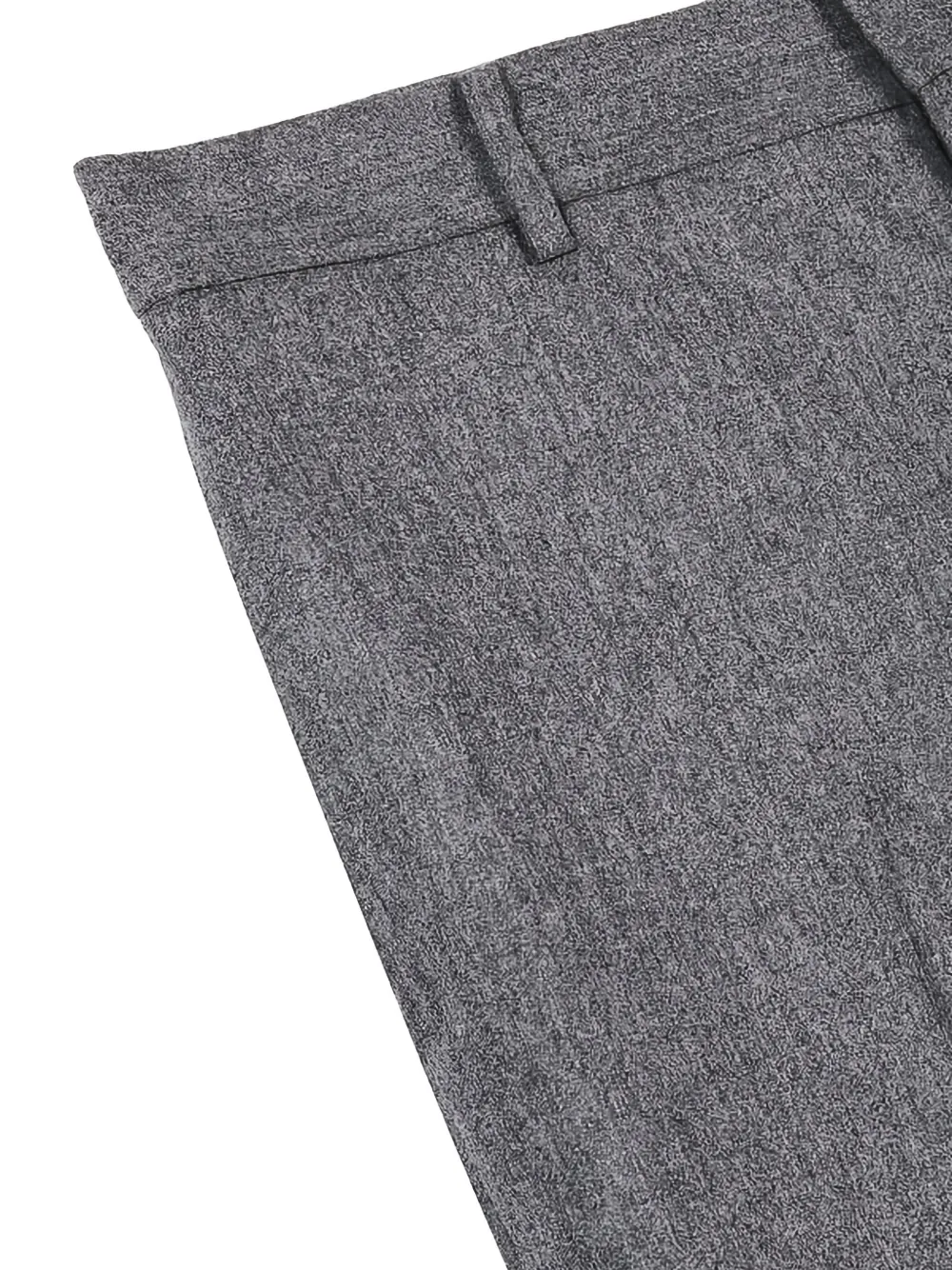 Man On The Boon. Flannel Suit Trousers In Gray