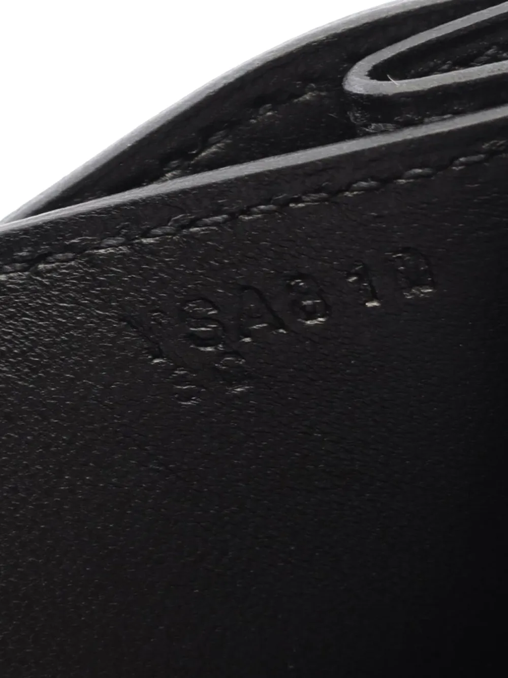 Pre-owned Hermes 2020 Box Calf Mini Constance Iii 18 Shoulder Bag In Black