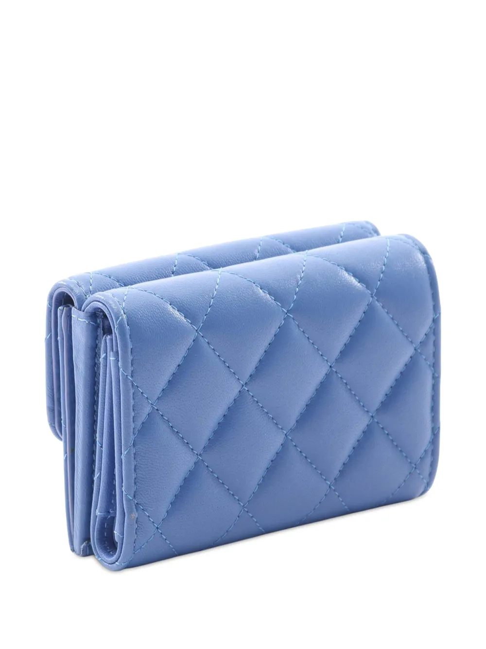 CHANEL Pre-Owned 2021-2025 CC Quilted Lambskin Trifold Wallet small wallets | Image 2