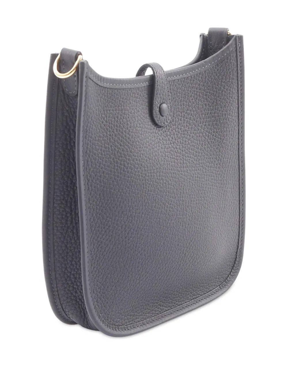 HERMES Pre-owned 2025 Taurillon Clemence Evelyne Tpm Crossbody Bag In Black