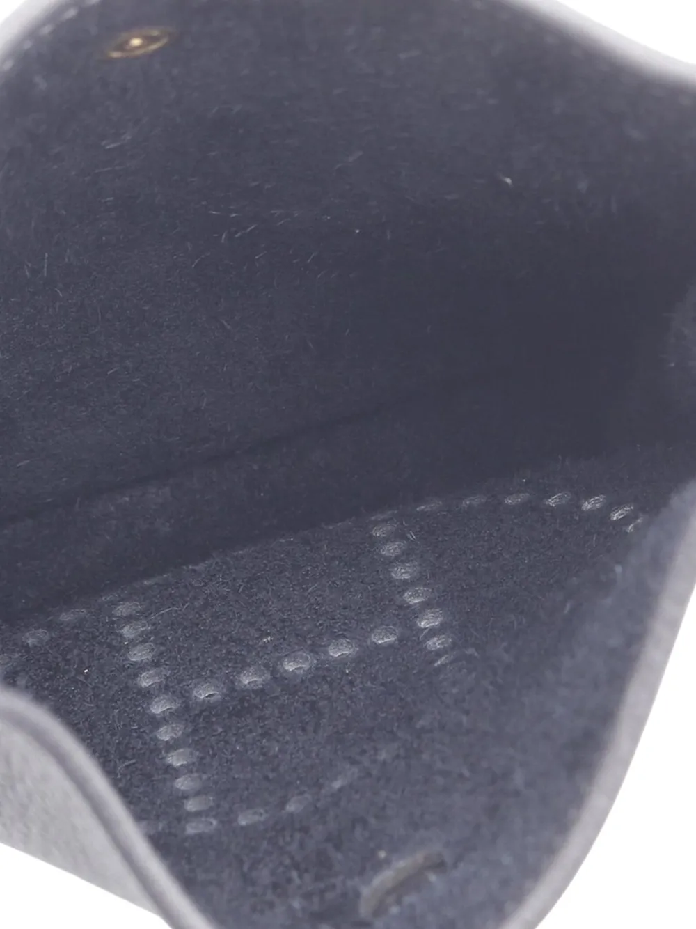 HERMES Pre-owned 2025 Taurillon Clemence Evelyne Tpm Crossbody Bag In Black